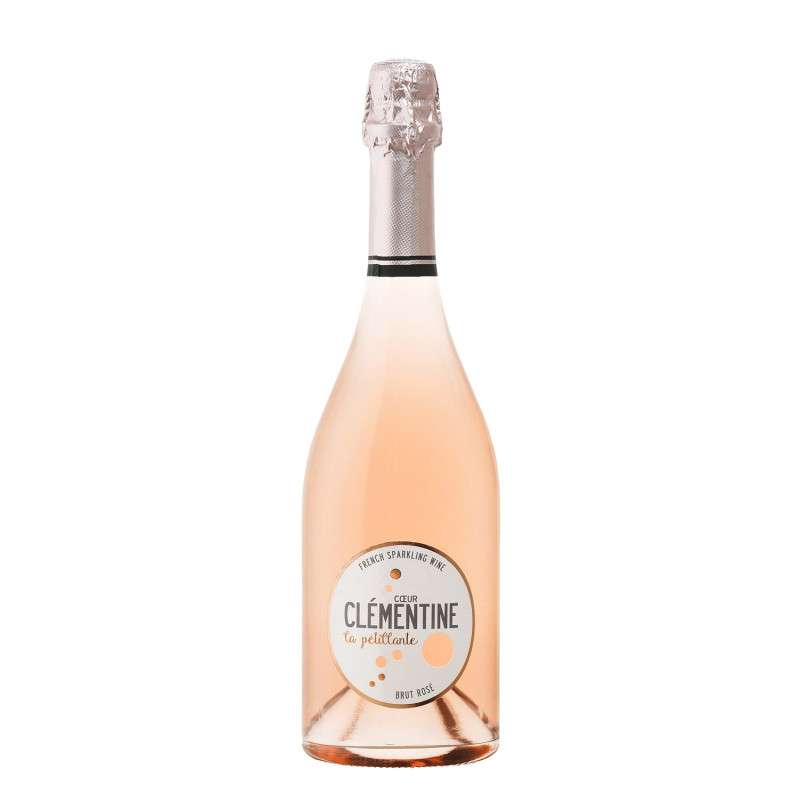 Vin pétillant brut rosé Coeur Clémentine