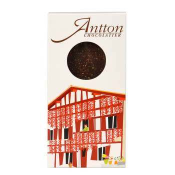 Chocolat noir basque au piment d'Espelette Antton