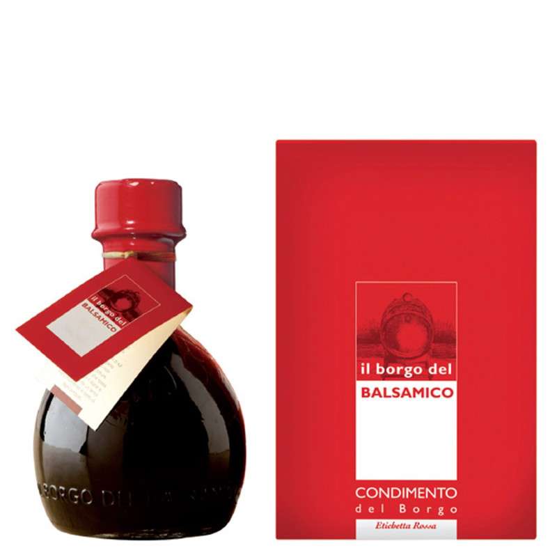 Vinaigre Balsamique AOP "Condimento del Borgo" étiquette rouge