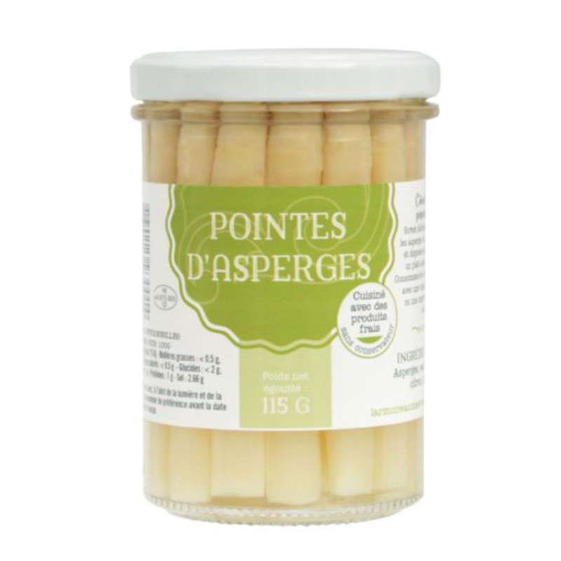 Pointes d'asperges blanches