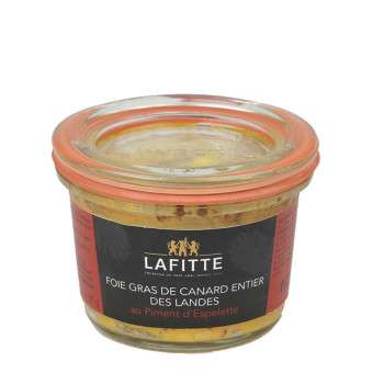 Foie gras de canard des Landes au piment d'Espelette Maison Lafitte
