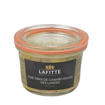 Foie gras de canard des Landes au poivre Maison Lafitte