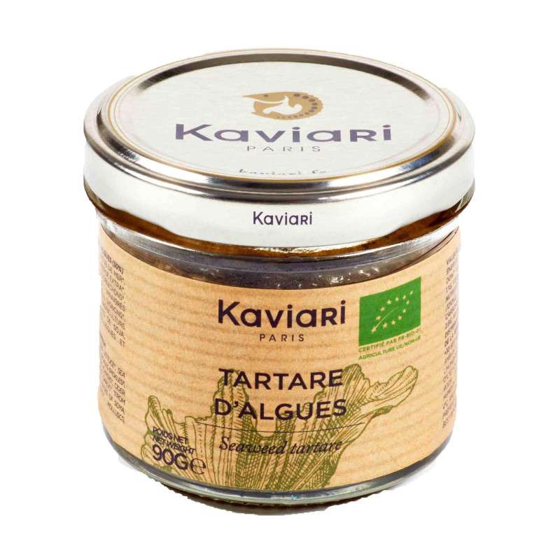 Tartare d'algues bio au naturelle Kaviari