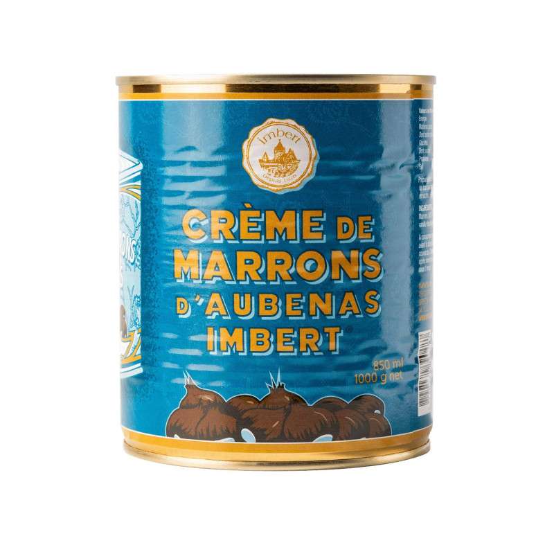Crème de marrons d'Aubenas boite vintage Imbert