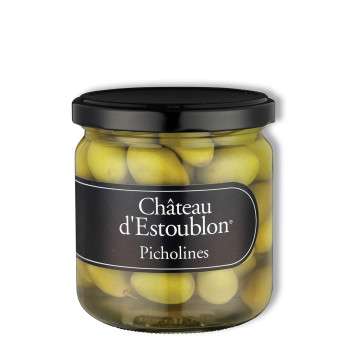 Olives vertes Picholines 350 g Château d'Estoublon