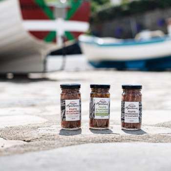 Filets d'anchois de Cantabrie à l'huile d'olive vierge extra Bio Maison Arostéguy