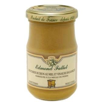 Moutarde de Dijon au miel et vinaigre balsamique Fallot