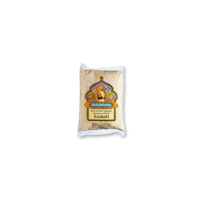 Riz basmati blanc 500g importé d'Inde Raajmahal